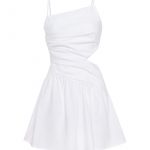 Сукня з асиметрією білий