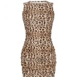 Сукня міні з леопардовим принтом коричневий