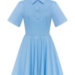 Сукня-поло міні блакитний